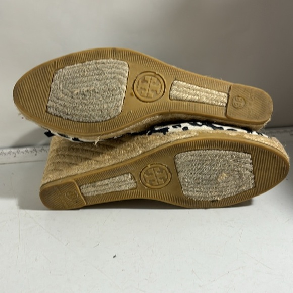 Tory Burch lobster lace up wedge sandal espadrilles in  size 38 - Picture 15 of 16
